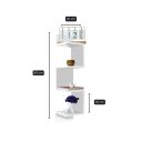 Ver imagem 3 de Nicho Decorativo Mdf Branco para Livros e Itens de Decoração Branco