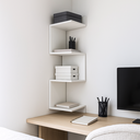 Ver imagem 1 de Nicho Decorativo Mdf Branco para Livros e Itens de Decoração Branco