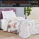 Ver imagem 2 de Coberdrom Solteiro Grosso Mundo Kids Dupla Face Super Macio Bouti:princess