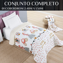Ver imagem 6 de Coberdrom Solteiro Grosso Mundo Kids Dupla Face Super Macio Bouti:princess