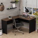 Ver imagem 1 de Escrivaninha Mesa Escritório em L 120x150cm Tampo 30mm