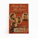 Ver imagem 1 de Quadro Barbearia Bring Home The Bacon Retro Canvas 140x90cm