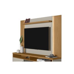 Rack Araçatuba com Painel Aurora para TV até 60'' Nature/Off White - Linea - 8