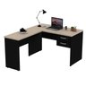 Escrivaninha Mesa Escritório em L 120x150cm com Gaveta Tampo 30mm - 2