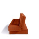 Ver mais imagens de Sofa Cama com Baú Berilo Espresso Móveis Laranja Terracota