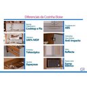Ver imagem 5 de Armário Aéreo Cozinha Eloise 1 Porta 40cm Off White MGM