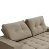 Sofá Ayllin 2 Lugares (L: 210cm) Retrátil e Reclinável Suede Liso Areia - 5