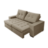 Sofá Ayllin 2 Lugares (L: 210cm) Retrátil e Reclinável Suede Liso Areia - 2