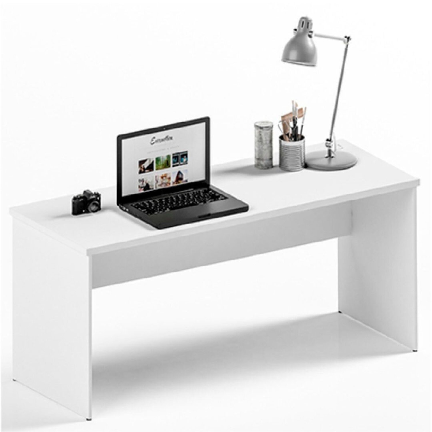 Mesa De Escritório Escrivaninha 140x60cm Tampo 30mm - 2