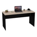 Ver imagem 3 de Mesa de Escritório Escrivaninha Tampo 140cm Carvalho Bege