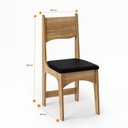 Ver imagem 5 de Conjunto Sala de Jantar Mesa Nicoli Retangular 110x68cm com 4 Cadeiras Nicoli