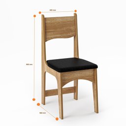 Conjunto Sala de Jantar Mesa Nicoli Retangular 110x68cm com 4 Cadeiras Nicoli - 5