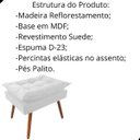 Ver imagem 2 de Puff Oplla com Pés Palito em Suede