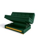 Ver imagem 7 de Sofa Cama com Baú Berilo Espresso Móveis Verde