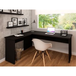 Mesa De Canto em L Para Escritório 140x150cm Tampo 30mm - 1