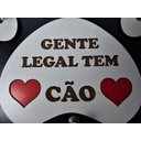 Ver imagem 2 de Porta Chave e Coleira Gente Legal tem cão preto