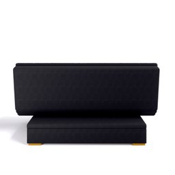 Sofa Cama Suede 2 Lugares com Baú Berilo Espresso Móveis - 9 Sofa Cama Suede 2 Lugares com Baú Berilo Espresso Móveis - 9