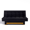 Ver imagem 3 de Sofa Cama Suede 2 Lugares com Baú Berilo Espresso Móveis