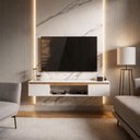 Ver imagem 1 de Rack Cava Slim Suspenso 155cm para TV até 65" Byhouse