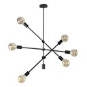 Ver imagem 1 de Pendente Ipanema Preto RM004B Bella+ 6 LED de Filamento E27 Br. Quente ST2824