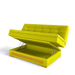 Sofa Cama com Baú Berilo Espresso Móveis - 7