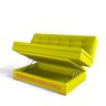 Sofa Cama com Baú Berilo Espresso Móveis - 7