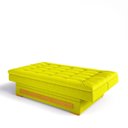 Ver imagem 6 de Sofa Cama com Baú Berilo Espresso Móveis Amarelo