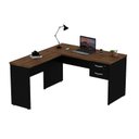 Ver imagem 2 de Mesa De Canto em L Para Escritório 140x150cm com Gaveta