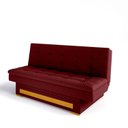 Ver imagem 5 de Sofa Cama com Baú Berilo Espresso Móveis Vermelho Vinho