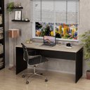 Ver imagem 1 de Mesa De Escritório Escrivaninha 160x60cm Tampo 30mm