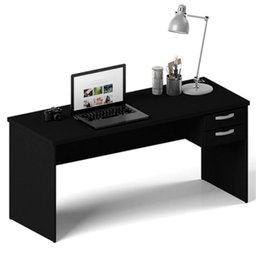 Mesa De Escritório Escrivaninha com Gaveta 160x60cm Tampo 30mm - 2