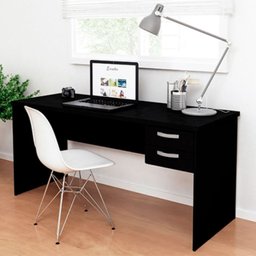 Mesa De Escritório Escrivaninha com Gaveta 160x60cm Tampo 30mm - 1