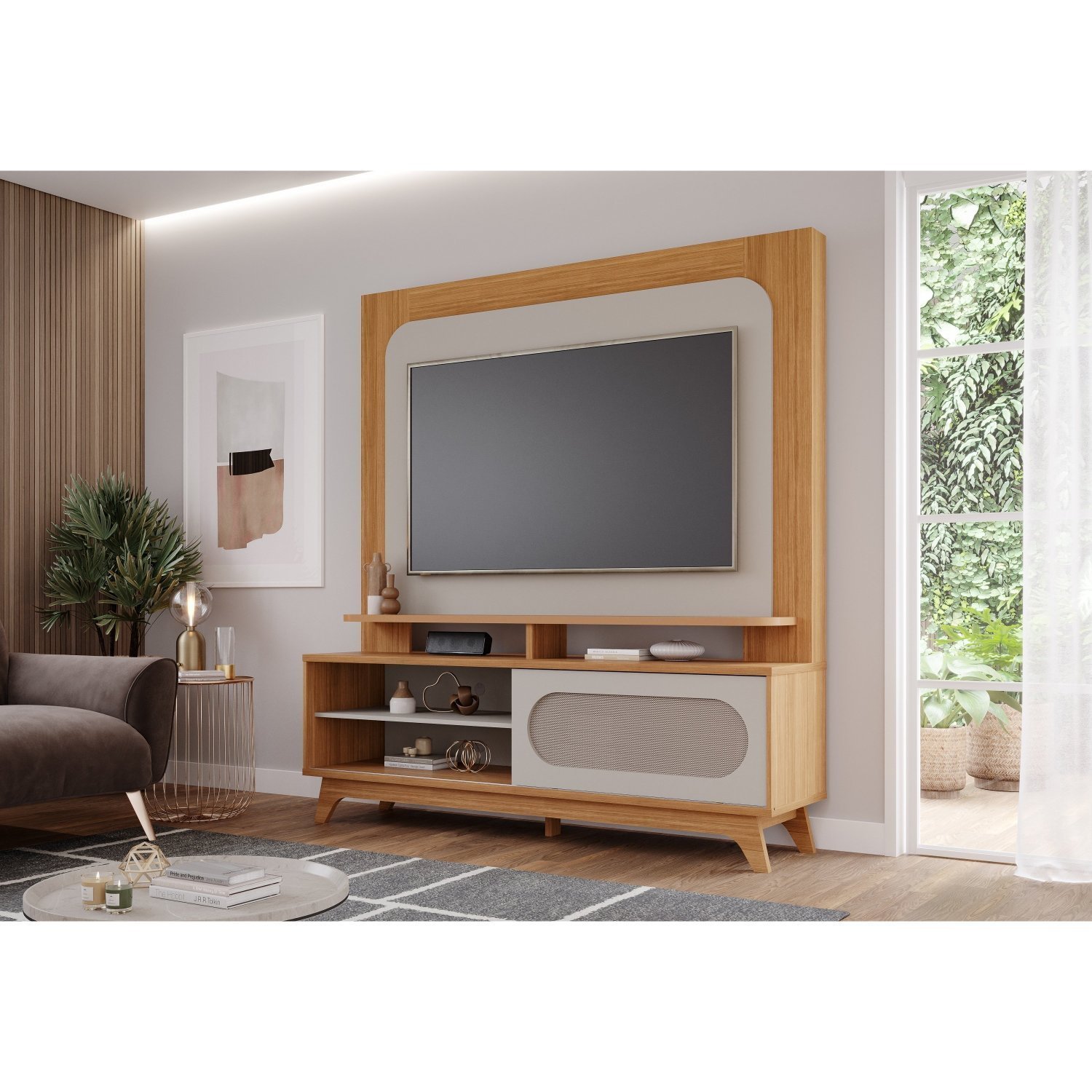 Estante Home Para TV até 60 Polegadas 1 Porta Moscou - 6