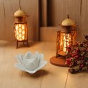 Ver imagem 4 de Incensario Flor de Lotus G em Po de Marmore