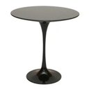 Ver imagem 1 de Mesa Lateral Tulipa Saarinen Redonda 41 Cm Laqueada Preto