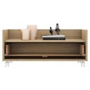 Ver imagem 4 de Gabinete Armário Banheiro 80Cm Com Rodízios Multimóveis V5002 Rustic/Branco Rustic/Branco