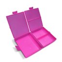 Ver imagem 2 de Lancheira Rosa Com Travas E Divisórias 19X17X66Cm 25736