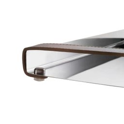 Bandeja Firenze C/ Alcas em Couro 32 X 26,5cm Forma Decorar - 2