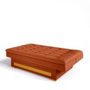 Ver imagem 6 de Sofá Cama com Baú Berilo Espresso Móveis Laranja Mostarda