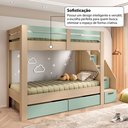 Ver imagem 7 de Beliche Infantil/juvenil 2 Gavetões Escada com 4 Gavetas Star Plus Casatema MadeiraOriginals