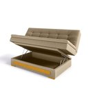 Ver imagem 7 de Sofa Cama com Baú Berilo Espresso Móveis Bege