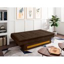 Ver imagem 2 de Sofa Cama com Baú Berilo Espresso Móveis Marrom