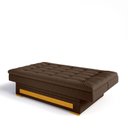 Ver imagem 6 de Sofa Cama com Baú Berilo Espresso Móveis Marrom
