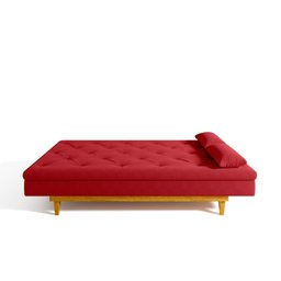 Sofá Cama 3 Lugares em Suede Tokio Yescasa - 6