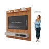 Painel Para TV até 72"polegadas 1.8 1 Porta 1 Prateleira Talín - 5