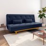 Sofá Cama 3 Lugares em Suede Tokio Yescasa - 1