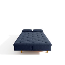 Sofá Cama 3 Lugares em Suede Tokio Yescasa - 8