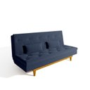 Ver imagem 5 de Sofá Cama 3 Lugares em Suede Tokio Yescasa