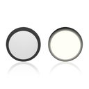 Ver imagem 4 de Painel de Led Redondo Sobrepor 18w Preto Bivolt Taschibra 3000k Luz Quente