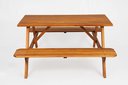 Ver imagem 1 de Mesa Picnic 140 x 70 cm Marrom/Stain Jatobá